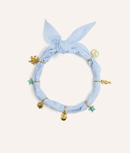 bandana charms perro plumeti azul marino, sira1