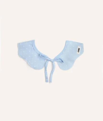 bandana estilo cuello perro diseño plumeti azul, lola1
