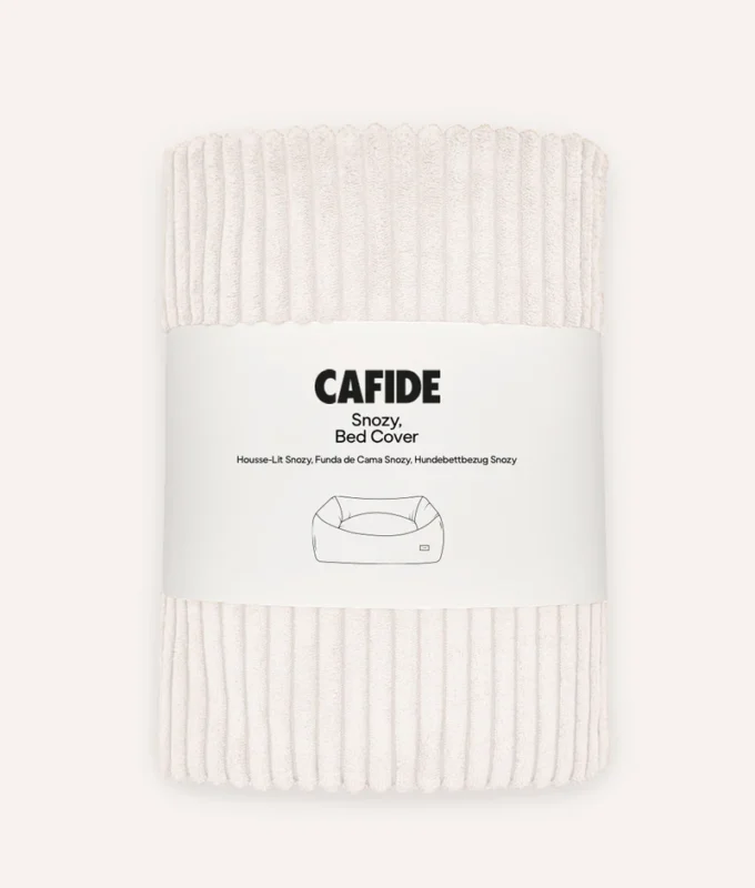 funda de cama pana blanco hueso, snozy1