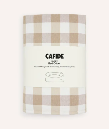 funda de cama vichy beige, snozy1