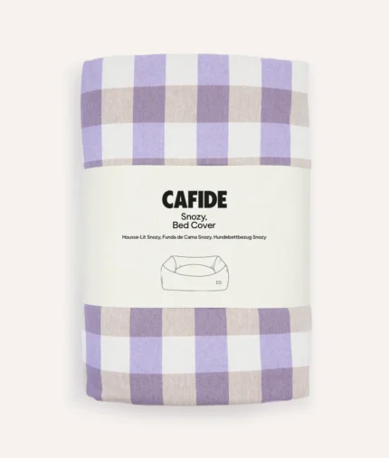 funda de cama vichy violeta, snozy1